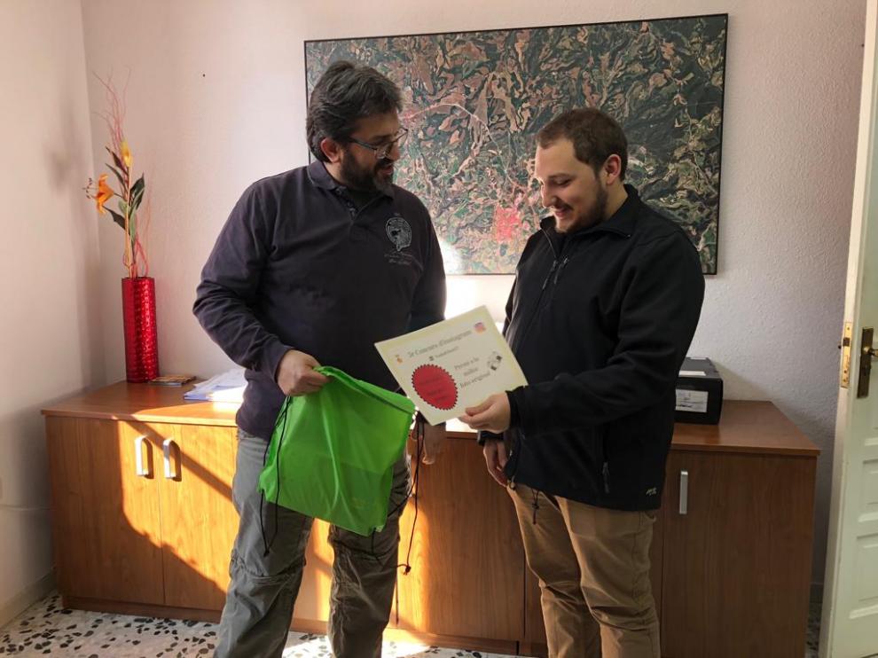 Entrega dels premis als guanyadors del 3r Concurs d'Instagram #NadalOlost18